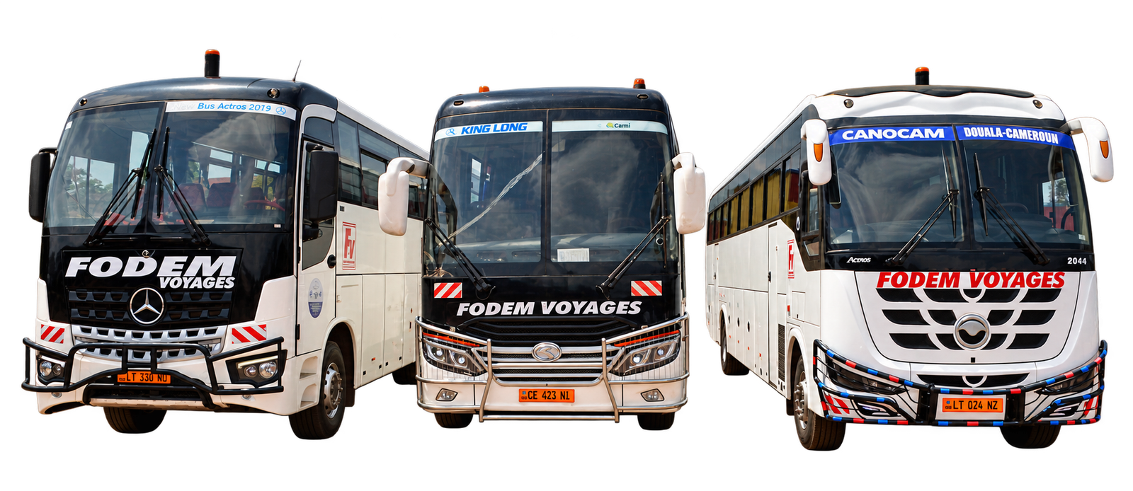 3 bus Fodem Voyages